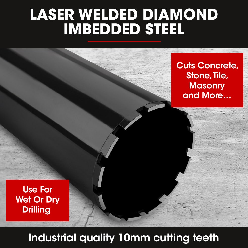 Baumr-AG Diamond Core Drill Bit 152mm Concrete Wet Dry Tile Stone Brick Marble 1-1/4 UNC V219-TOLBITBMRA152