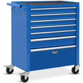 BULLET Pro 7 Drawer Tool Box Cabinet Trolley Storage, Toolbox Garage Organiser Set, Blue V219-TOLCABBU17BA