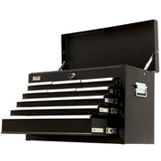 Bullet Pro 9 Drawer Tool Box Chest, Organiser Mechanic Garage Storage Toolbox Set - Black V219-TOLCHTBU19KA