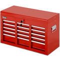 BULLET Pro 9 Drawer Tool Box Chest, Organiser Mechanic Garage Storage Toolbox Set - Red V219-TOLCHTBU19RA