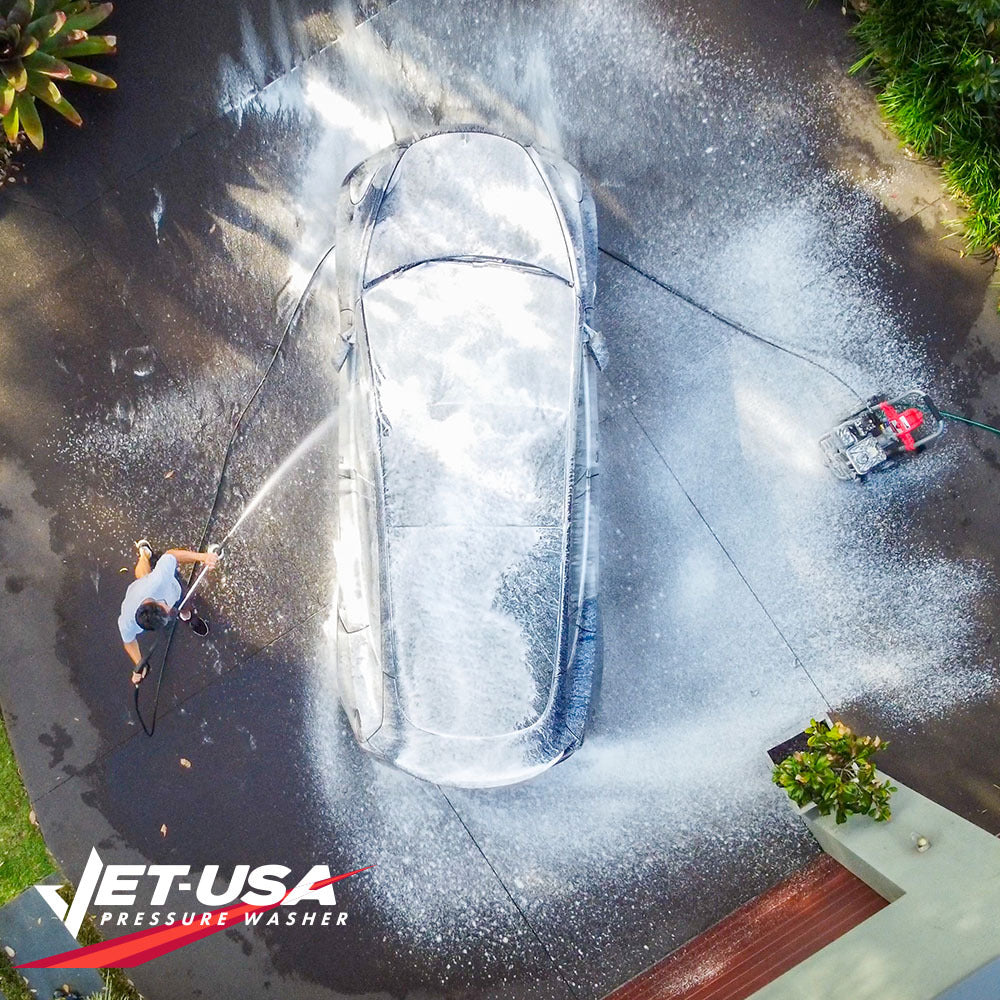 Jet-USA Soap Foam Snow Cannon with 1L Bottle, Works with Petrol and some Electric Pressure Washers V219-TOLFCABM100A