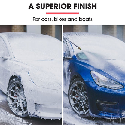 Jet-USA Soap Foam Snow Cannon with 1L Bottle, Works with Petrol and some Electric Pressure Washers V219-TOLFCABM100A