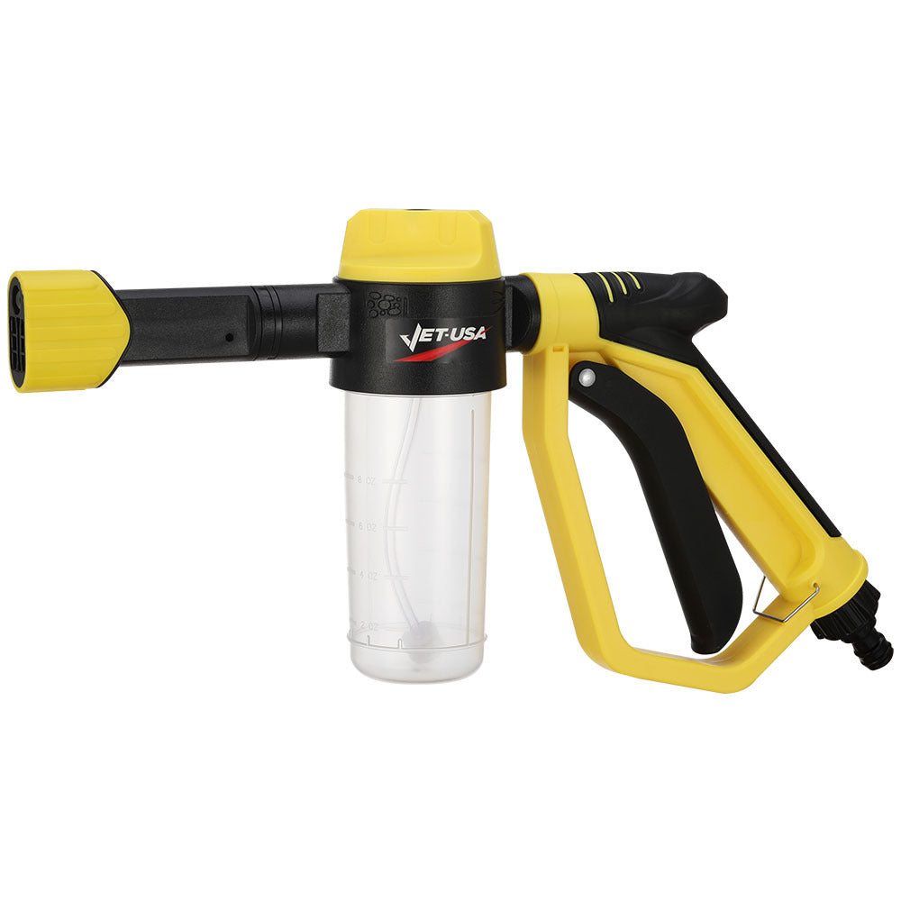 Jet-USA Foam Cannon Soap Applicator Gun For Garden Hose, Snow Foamer with Soap bottle, Quick Connect V219-TOLFGNBM024A