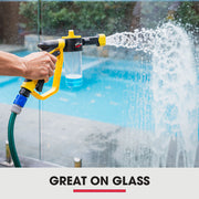 Jet-USA Foam Cannon Soap Applicator Gun For Garden Hose, Snow Foamer with Soap bottle, Quick Connect V219-TOLFGNBM024A