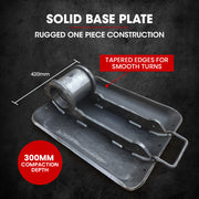 BAUMR-AG 94kg 420x540mm Plate Compactor, Sprinkler System, Paver Pad V219-TOLPLCBM7C5A