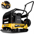 BAUMR-AG 125kg 450x630mm 7HP Plate Compactor, 32kN Vibratory Compaction, Wheel Kit, Protective Paver Pad, V219-TOLPLCBM8C5A