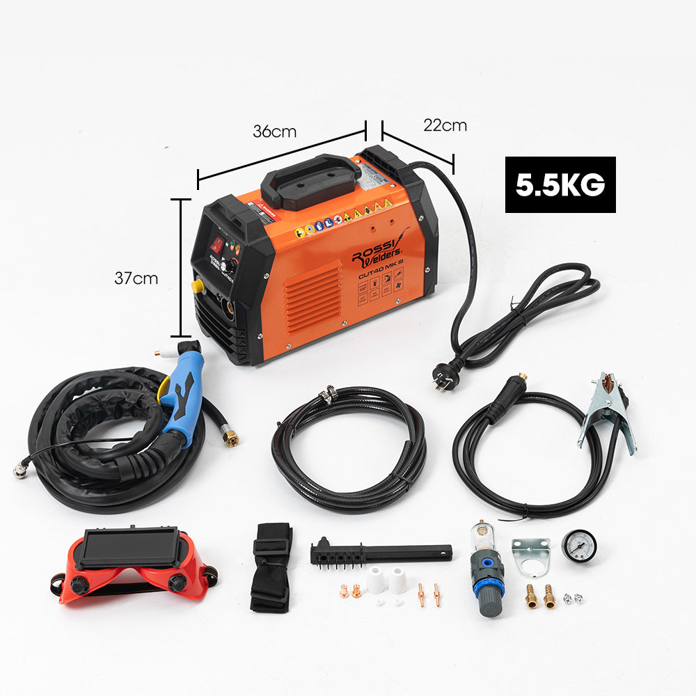 ROSSI 40 Amp Plasma Cutter, Portable Oxy Torch Welder Cutting Machine, 15A Plug V219-TOLWDRROB04X