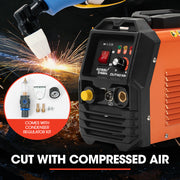 ROSSI 40 Amp Plasma Cutter, Portable Oxy Torch Welder Cutting Machine, 15A Plug V219-TOLWDRROB04X