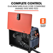 ROSSI 170Amp MIG ARC Stick Welder, with Carry Case & Accessories, 15A Plug V219-TOLWDRROB1C7