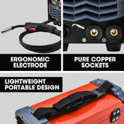 ROSSI 170Amp MIG ARC Stick Welder, with Carry Case & Accessories, 15A Plug V219-TOLWDRROB1C7