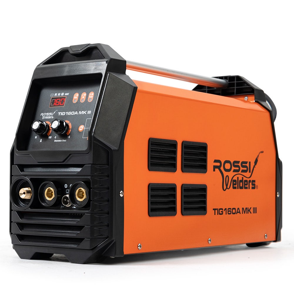 ROSSI 160 Amp AC DC TIG MMA ARC Stick Inverter Welder, Ideal for Aluminium and Copper Welding, 15A Plug V219-TOLWDRROBT16