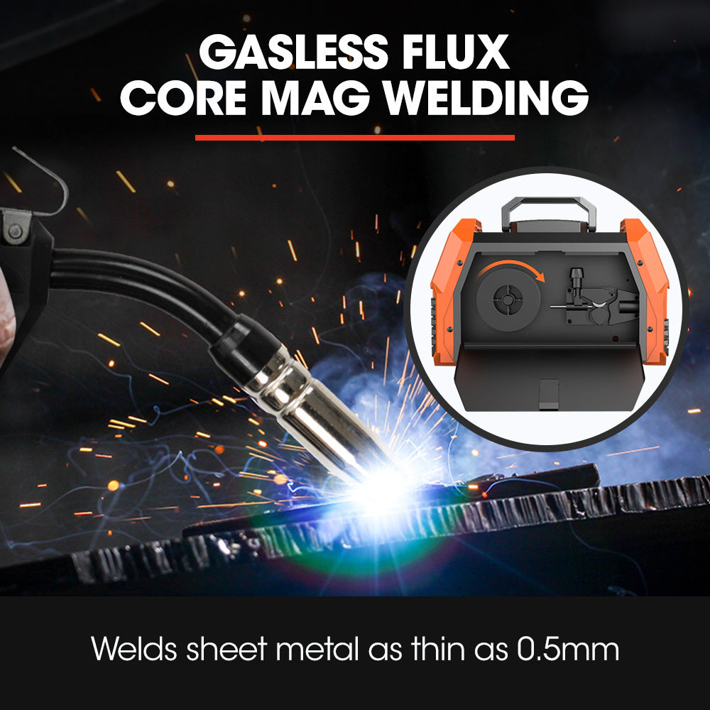 ROSSI 120 Amp Inverter Welder, 3in1 Portable MMA ARC /MIG Gasless /Lift-TIG Welding Machine, 15A Plug V219-TOLWDRROCM12