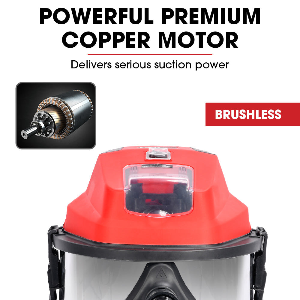 Baumr-AG 20L Cordless Wet & Dry Vacuum Cleaner Kit, with 4Ah battery and Charger, Blower, HEPA Filter, V219-TOLWDVBM2SLA