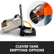 UNIMAC 100L 2400W Wet and Dry Vacuum Cleaner, Heavy-Duty Dual Copper Motors, Accessory Set, for Workshop Car V219-TOLWDVUM10SA