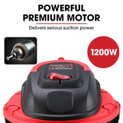 Baumr-AG 20L 1200W Wet and Dry Vacuum Cleaner, with Blower, for Car, Workshop, Carpet V219-TOLWDVUM2PNA