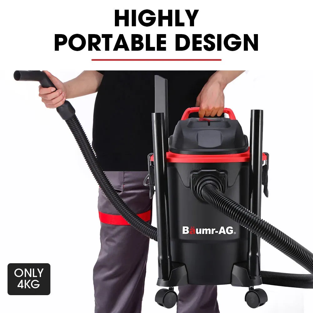 Baumr-AG 20L 1200W Wet and Dry Vacuum Cleaner, with Blower, for Car, Workshop, Carpet V219-TOLWDVUM2PNA
