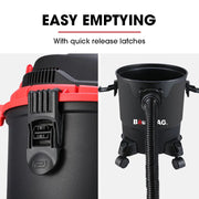 Baumr-AG 20L 1200W Wet and Dry Vacuum Cleaner, with Blower, for Car, Workshop, Carpet V219-TOLWDVUM2PNA