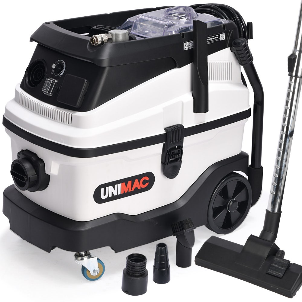 UNIMAC 30L Dust Extractor, Wet & Dry Vacuum Cleaner, 3 Stage Filtration, Water and HEPA filter, Power plus V219-TOLWDVUM3IEA