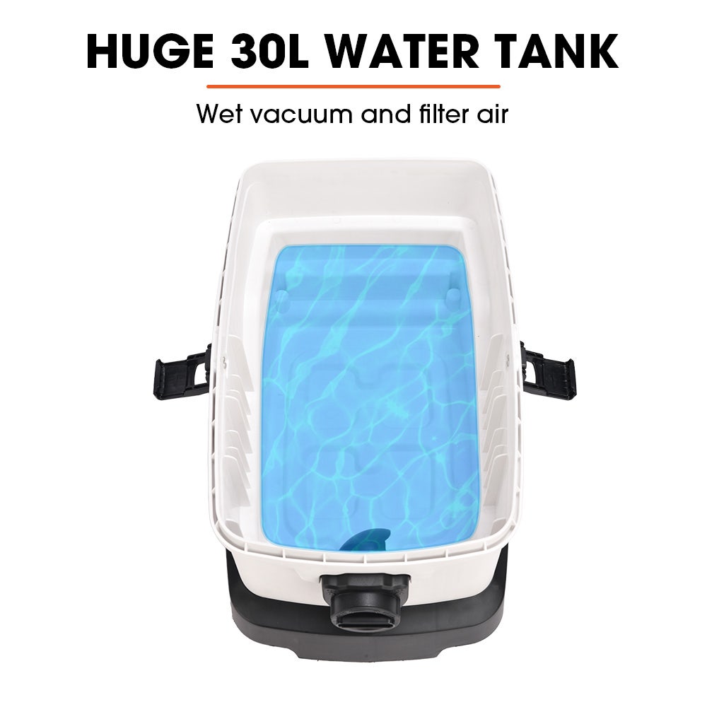 UNIMAC 30L Dust Extractor, Wet & Dry Vacuum Cleaner, 3 Stage Filtration, Water and HEPA filter, Power plus V219-TOLWDVUM3IEA