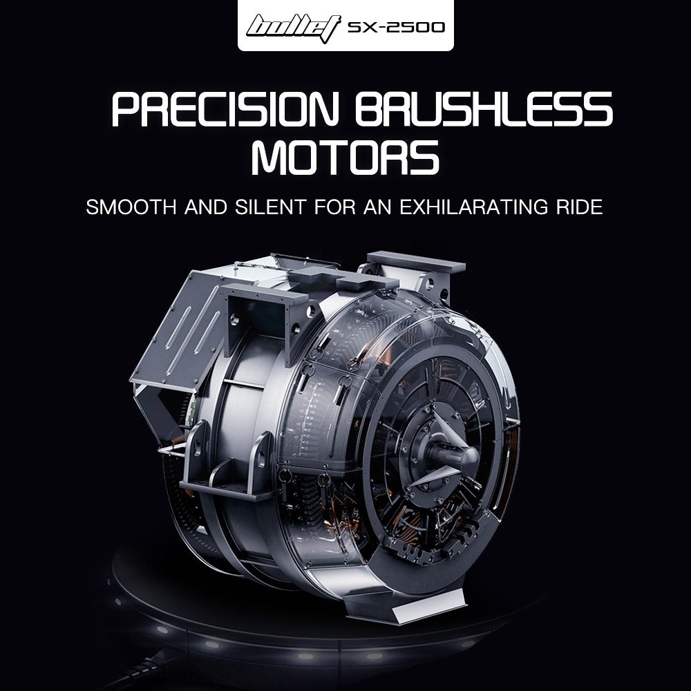 BULLET SX-2500 Hoverboard Scooter, 500W Brushless, UL Certified, AU Compliant, 6.5-inch Off-Road Style Tyres, V219-TOYHVBBL65BA