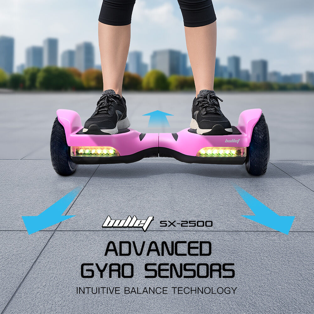 BULLET SX-2500 Hoverboard Scooter, 500W Brushless, UL Certified, AU Compliant, 6.5-inch Off-Road Style Tyres, V219-TOYHVBBL65PA