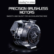 BULLET SX-2500 Hoverboard Scooter, 500W Brushless, UL Certified, AU Compliant, 6.5-inch Off-Road Style Tyres, Superior Self Balancing System, LED Lights, Pink