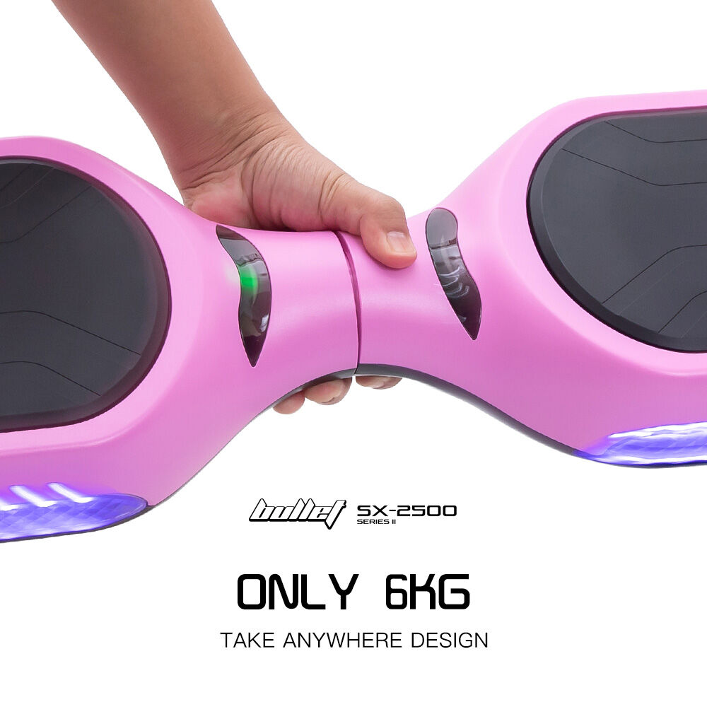BULLET SX-2500 Hoverboard Scooter, 500W Brushless, UL Certified, AU Compliant, 6.5-inch Off-Road Style Tyres, V219-TOYHVBBL65PA