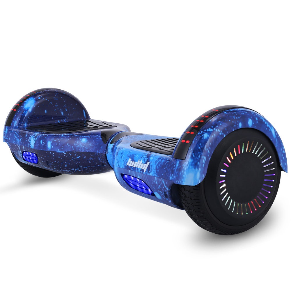 BULLET SX-2000 Hoverboard Scooter, 500W Brushless, Superior Self Balancing System, UL Certified, LED Lights, V219-TOYHVBBL6BGA