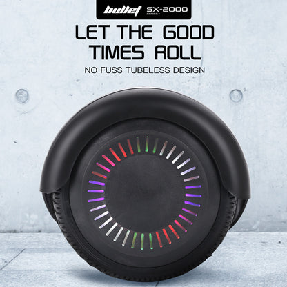 BULLET SX-2000 Hoverboard Scooter, 500W Brushless, UL Certified, AU Compliant, Superior Self Balancing V219-TOYHVBBL6BKA