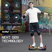 BULLET SX-2000 Hoverboard Scooter, 500W Brushless, UL Certified, AU Compliant, Superior Self Balancing V219-TOYHVBBL6HHA