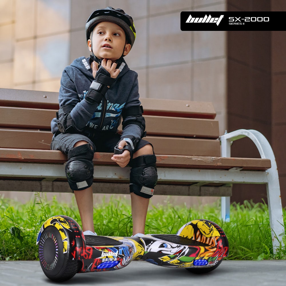 BULLET SX-2000 Hoverboard Scooter, 500W Brushless, UL Certified, AU Compliant, Superior Self Balancing V219-TOYHVBBL6HHA
