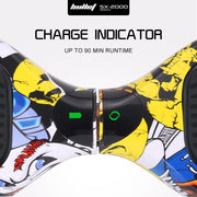 BULLET SX-2000 Hoverboard Scooter, 500W Brushless, UL Certified, AU Compliant, Superior Self Balancing V219-TOYHVBBL6HHA