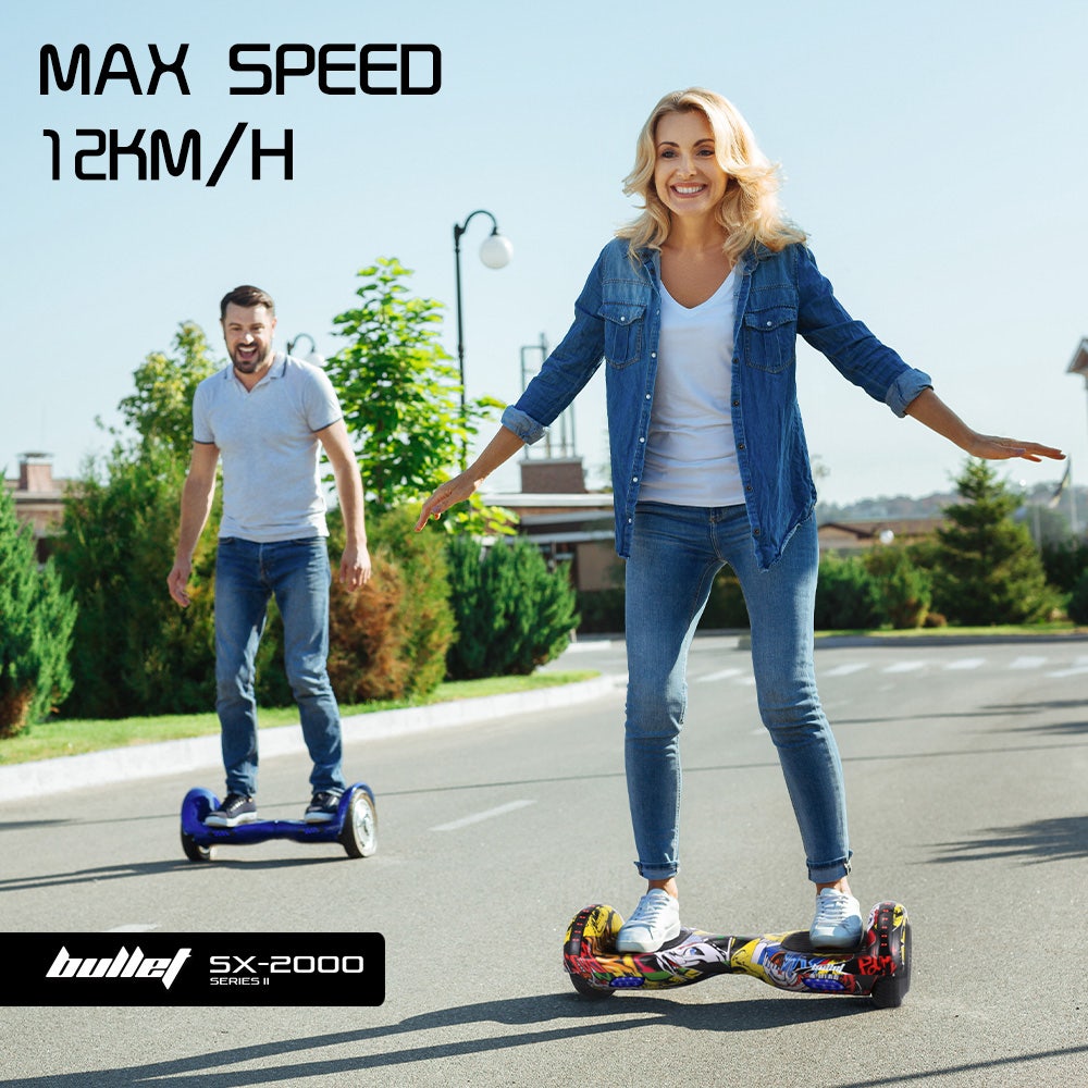BULLET SX-2000 Hoverboard Scooter, 500W Brushless, UL Certified, AU Compliant, Superior Self Balancing V219-TOYHVBBL6HHA