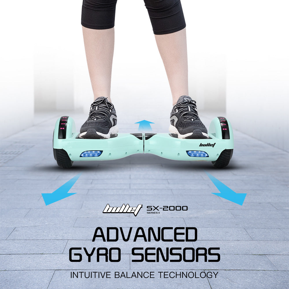 BULLET SX-2000 Hoverboard Scooter, 500W Brushless, UL Certified, AU Compliant, Superior Self Balancing V219-TOYHVBBL6MNA