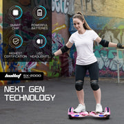 BULLET SX-2000 Hoverboard Scooter, 500W Brushless, UL Certified, AU Compliant, Superior Self Balancing V219-TOYHVBBL6PCA