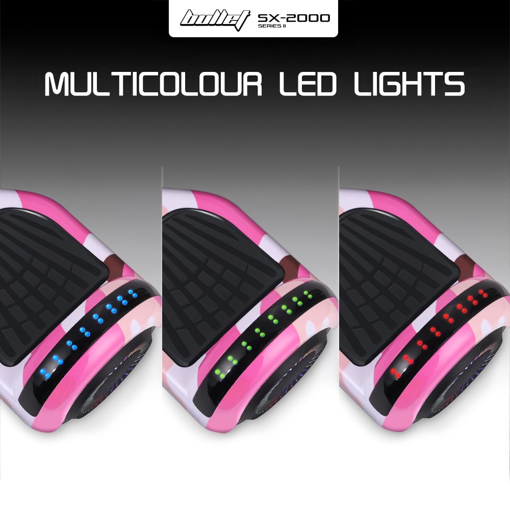 BULLET SX-2000 Hoverboard Scooter, 500W Brushless, UL Certified, AU Compliant, Superior Self Balancing V219-TOYHVBBL6PCA