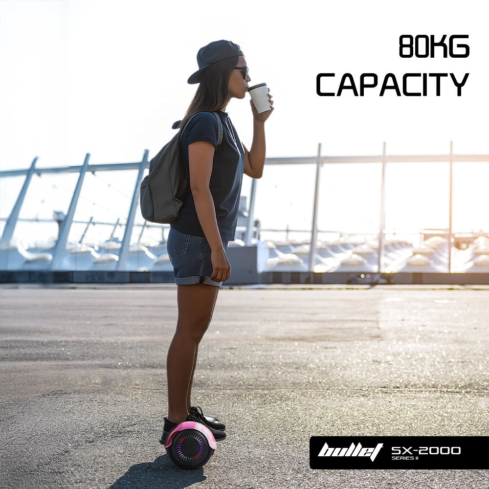 BULLET SX-2000 Hoverboard Scooter, 500W Brushless, UL Certified, AU Compliant, Superior Self Balancing V219-TOYHVBBL6PCA