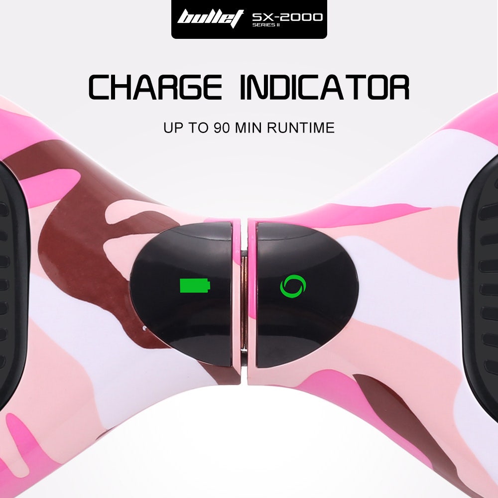 BULLET SX-2000 Hoverboard Scooter, 500W Brushless, UL Certified, AU Compliant, Superior Self Balancing V219-TOYHVBBL6PCA
