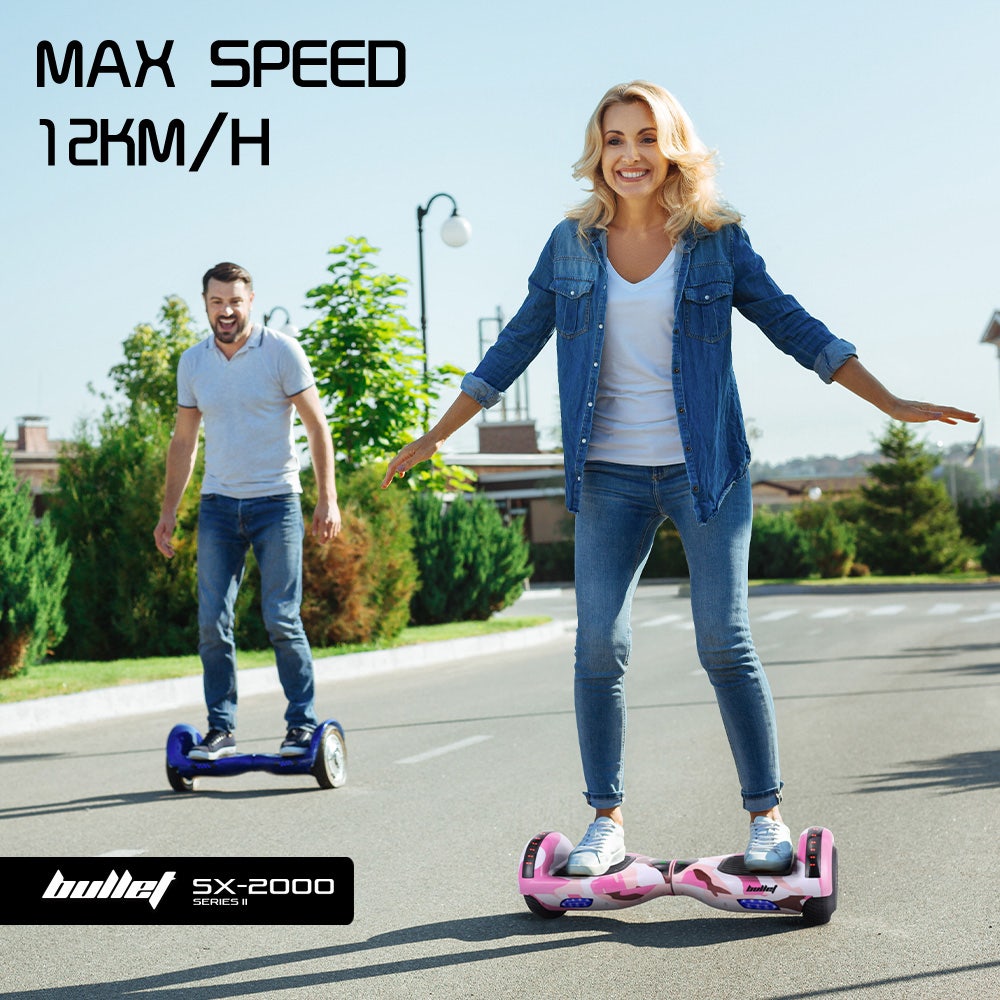 BULLET SX-2000 Hoverboard Scooter, 500W Brushless, UL Certified, AU Compliant, Superior Self Balancing V219-TOYHVBBL6PCA