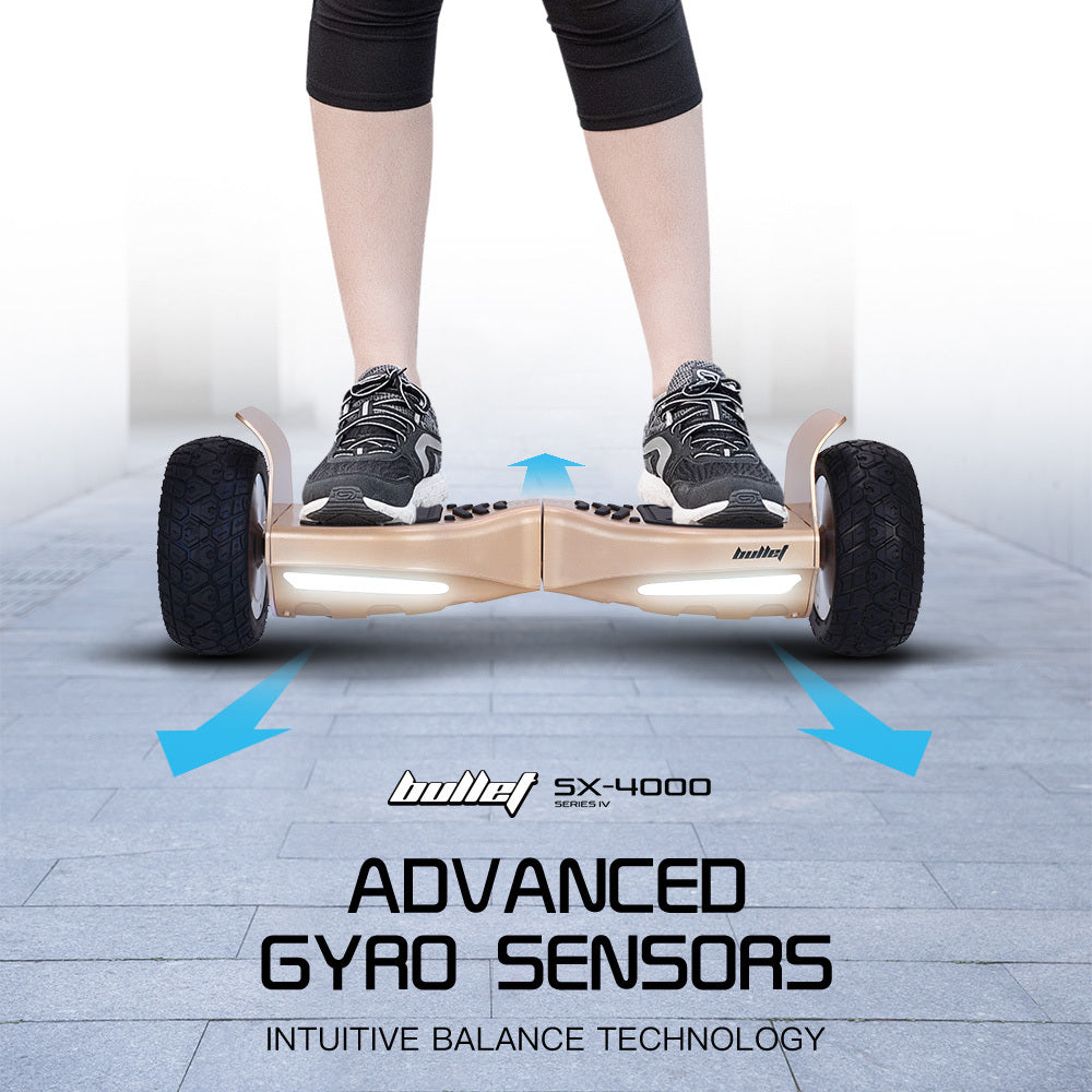 BULLET SX-4000 Hoverboard Scooter, 700W Brushless, UL Certified, AU Compliant, 8.5" Wheels, Superior Self V219-TOYHVBBL8BZA