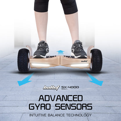 BULLET SX-4000 Hoverboard Scooter, 700W Brushless, UL Certified, AU Compliant, 8.5" Wheels, Superior Self V219-TOYHVBBL8BZA
