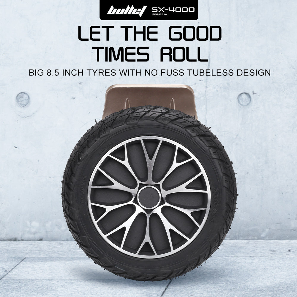 BULLET SX-4000 Hoverboard Scooter, 700W Brushless, UL Certified, AU Compliant, 8.5" Wheels, Superior Self V219-TOYHVBBL8BZA