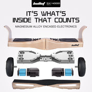 BULLET SX-4000 Hoverboard Scooter, 700W Brushless, UL Certified, AU Compliant, 8.5" Wheels, Superior Self V219-TOYHVBBL8BZA