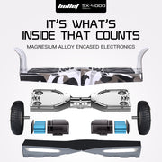 BULLET SX-4000 Hoverboard Scooter, 700W Brushless, UL Certified, AU Compliant, 8.5" Wheels, Superior Self V219-TOYHVBBL8GCA