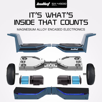 BULLET SX-4500 Hoverboard Scooter, 700W Brushless, UL Certified, AU Compliant, 8.5" Wheels, Superior Self V219-TOYHVBBL9NVA
