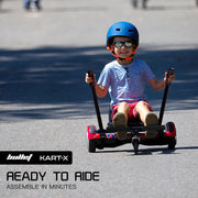 BULLET KART-X Hoverboard Seat Attachment, for 6.5" 8" 10" models, Adjustable Length Frame V219-TOYHVBBLK1KA