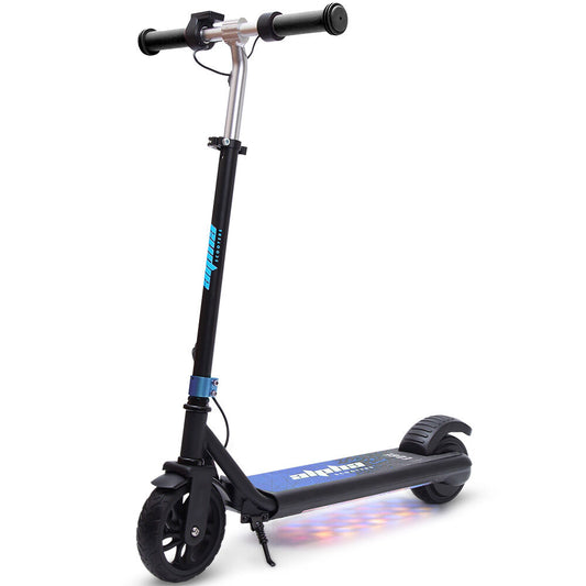 ALPHA Edge Electric Scooter Kids/Teens, 16km/h Max, Adjustable Height, UL Certified, AU Compliant, Dual V219-TRNESCAL2BLA