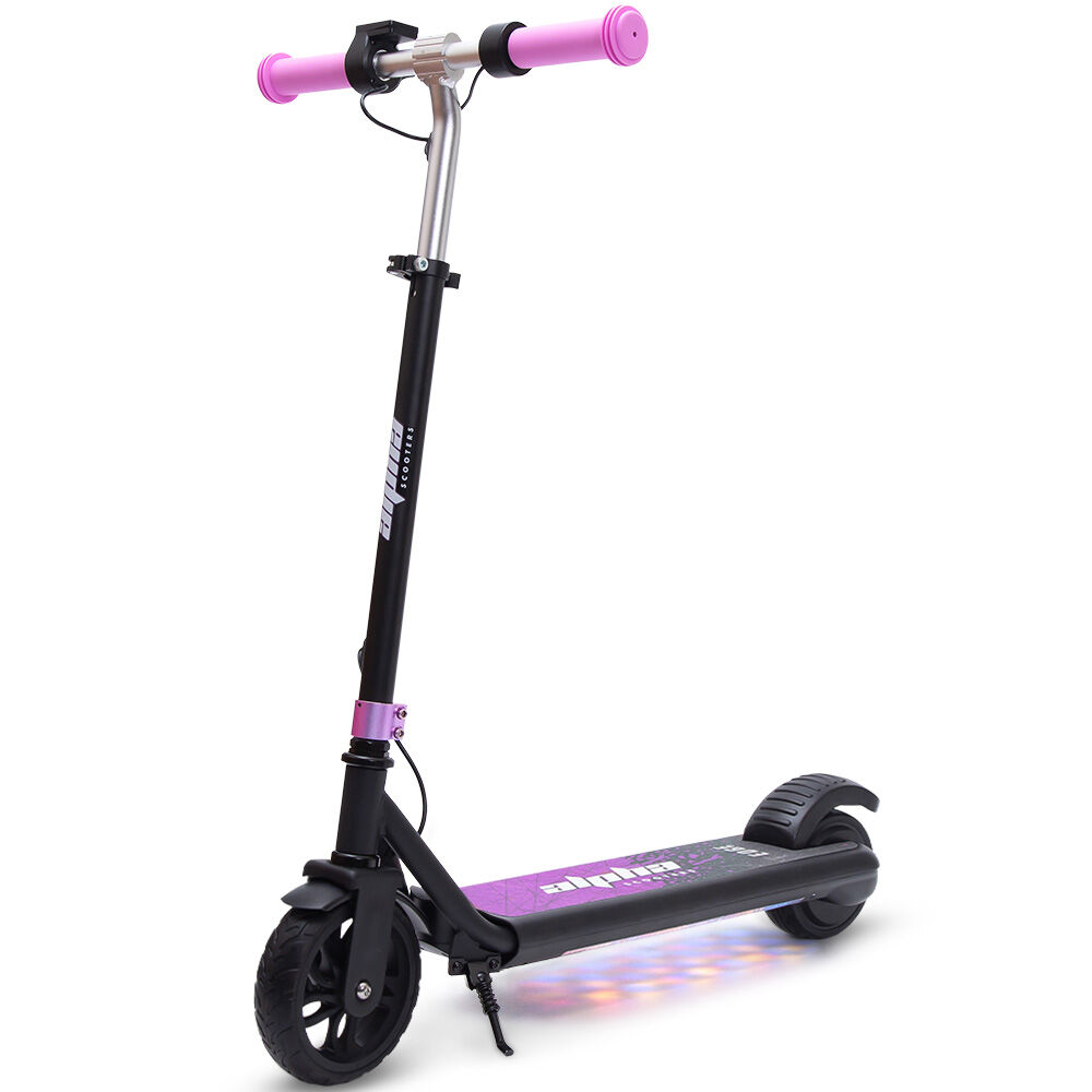 ALPHA Edge Electric Scooter Kids/Teens, 16km/h Max, Adjustable Height, UL Certified, AU Compliant, Dual V219-TRNESCAL2PKA