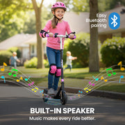 ALPHA Edge Electric Scooter Kids/Teens, 16km/h Max, Adjustable Height, UL Certified, AU Compliant, Dual V219-TRNESCAL2PKA
