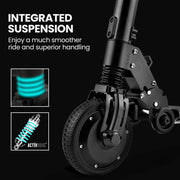 ALPHA Peak 300W 10Ah Electric Scooter, Suspension, for Adults or Teens, Black V219-TRNESCALA3KA